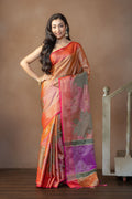 Premium Banarasi Tissue Silk with Exclusive Border | Premium Banarasi tissue silk saree featuring exclusive border and richly woven pallu.