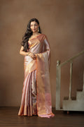 Elegant Kanjivaram Tissue Silk Saree | Kanjivaram tissue silk Banarasi saree with rich pallu