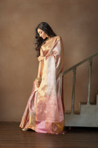 Elegant Kanjivaram Tissue Silk Saree | Kanjivaram tissue silk Banarasi saree with rich pallu
