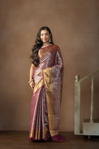 Elegant Kanjivaram Tissue Silk Saree | Kanjivaram tissue silk Banarasi saree with rich pallu