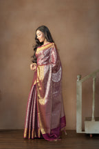 Elegant Kanjivaram Tissue Silk Saree | Kanjivaram tissue silk Banarasi saree with rich pallu