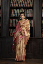 Elegant Kanjivaram Tissue Silk Saree | Kanjivaram tissue silk Banarasi saree with classic zari work