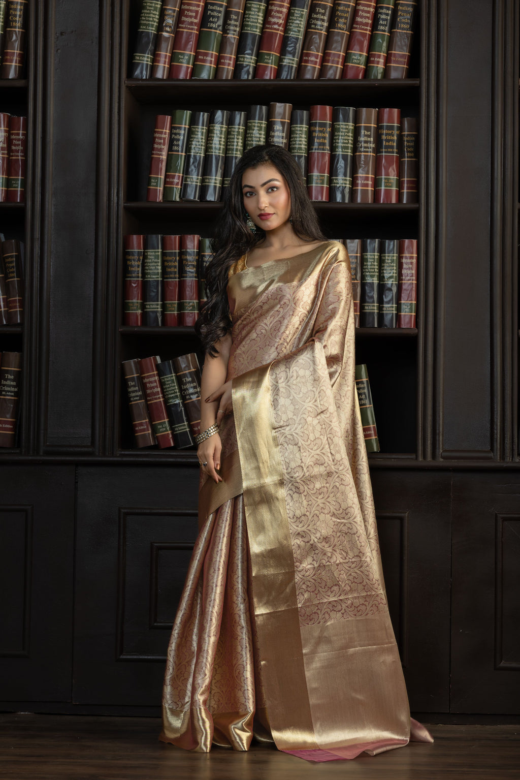 Soft Silk Heritage Banarasi Saree Online | Timeless soft silk Banarasi saree with heritage weaving, perfect for weddings and festivities
