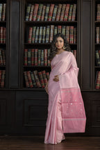 Zari Check Tissue Saree | Tissue silk Banarasi saree featuring contemporary zari checks