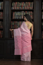 Zari Check Tissue Saree | Tissue silk Banarasi saree featuring contemporary zari checks