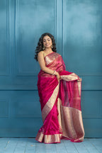 Pure Tissue Silk Banarasi Saree with rich pallu